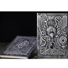 1pc Retro Strange Bird Flying Bird A5 Embossed Journal Notepad
