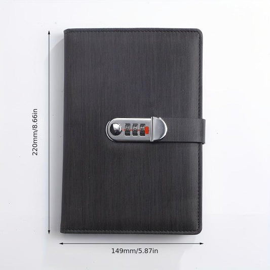 A5 Travel Lock Diary Student Notebook