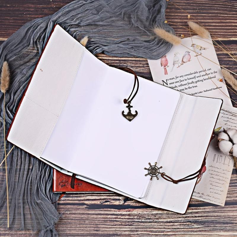 Vintage Notebook Journal Book Travel Notepad Family Gift