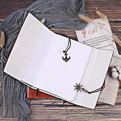 Vintage Notebook Journal Book Travel Notepad Family Gift