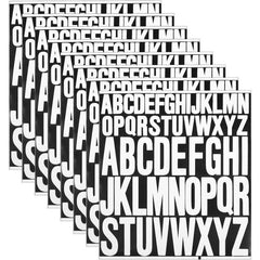 Large Adhesive Scrapbook Letters - Waterproof Vinyl Alphabet Stickers
