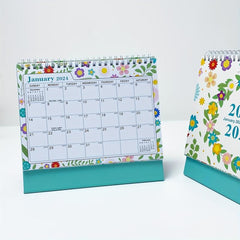 Desk Calendar Monthly Planner Desk Accessories Decor Record Calendar Book