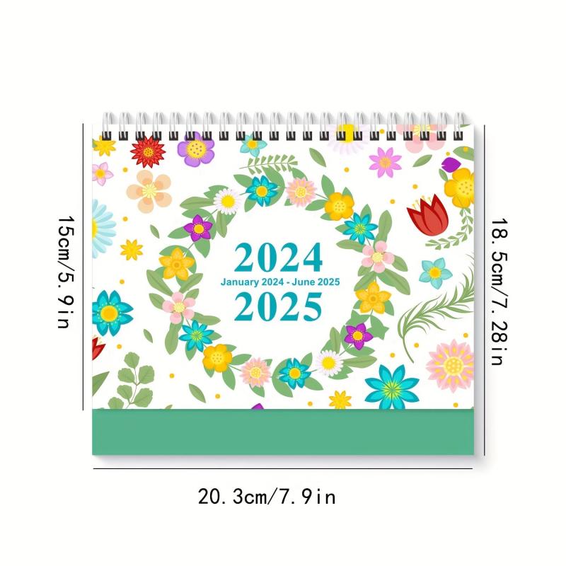 Desk Calendar Monthly Planner Desk Accessories Decor Record Calendar Book