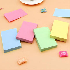 100 Colorful Stickers Adhesive Sticky Notes 2-3 Inches 4 Colors