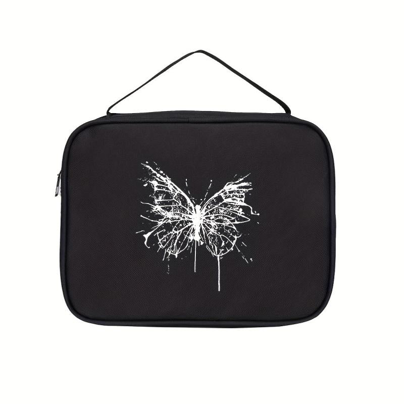 Stylish Butterfly Print Bible Bag Casual Handbag