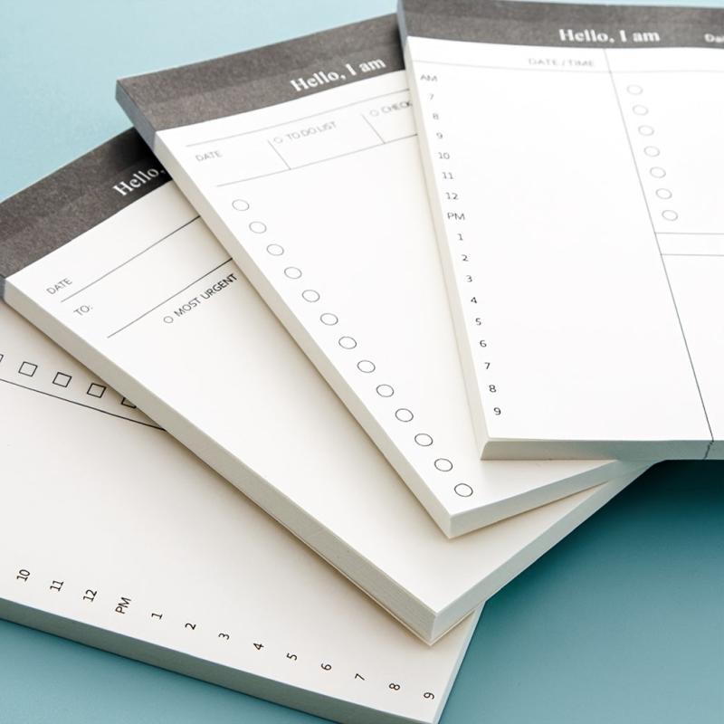 Tearable Memo Pad Daily Planner Time Management Office School Supplies