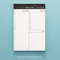 Tearable Memo Pad Daily Planner Time Management Office School Supplies