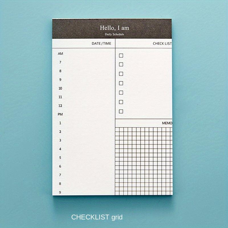 Tearable Memo Pad Daily Planner Time Management Office School Supplies