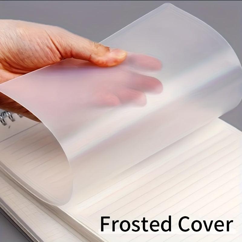 A5 Coil Notebook 80 Sheets PP Cover Horizontal Line Grid Spiral Hardcover
