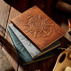 European 3D Embossed Craft Notebook, Literary Journal Diary