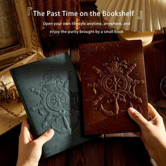 European 3D Embossed Craft Notebook, Literary Journal Diary