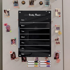 Magnetic Acrylic Calendar For Fridge A4 A3 Size Note Board