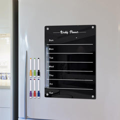 Magnetic Acrylic Calendar For Fridge A4 A3 Size Note Board