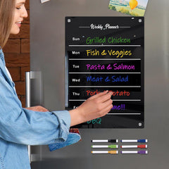 Magnetic Acrylic Calendar For Fridge A4 A3 Size Note Board