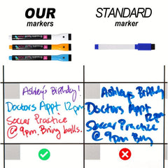 Magnetic Dry Erase Calendar For Fridge 17x11.8 Monthly Board