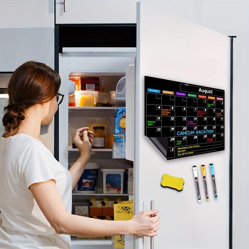 Magnetic Dry Erase Calendar For Fridge 17x11.8 Monthly Board