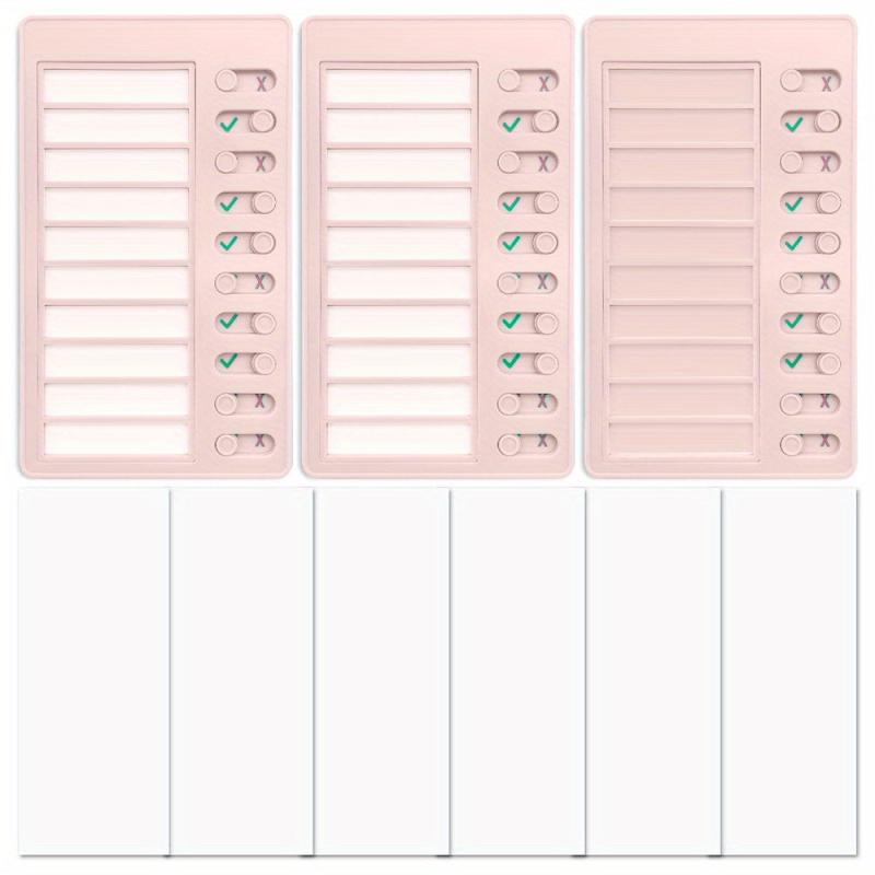 3pcs To Do List Checklist Board Daily Schedule Chore Chart Memo