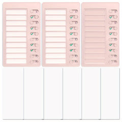 3pcs To Do List Checklist Board Daily Schedule Chore Chart Memo