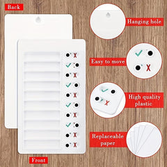 3pcs To Do List Checklist Board Daily Schedule Chore Chart Memo