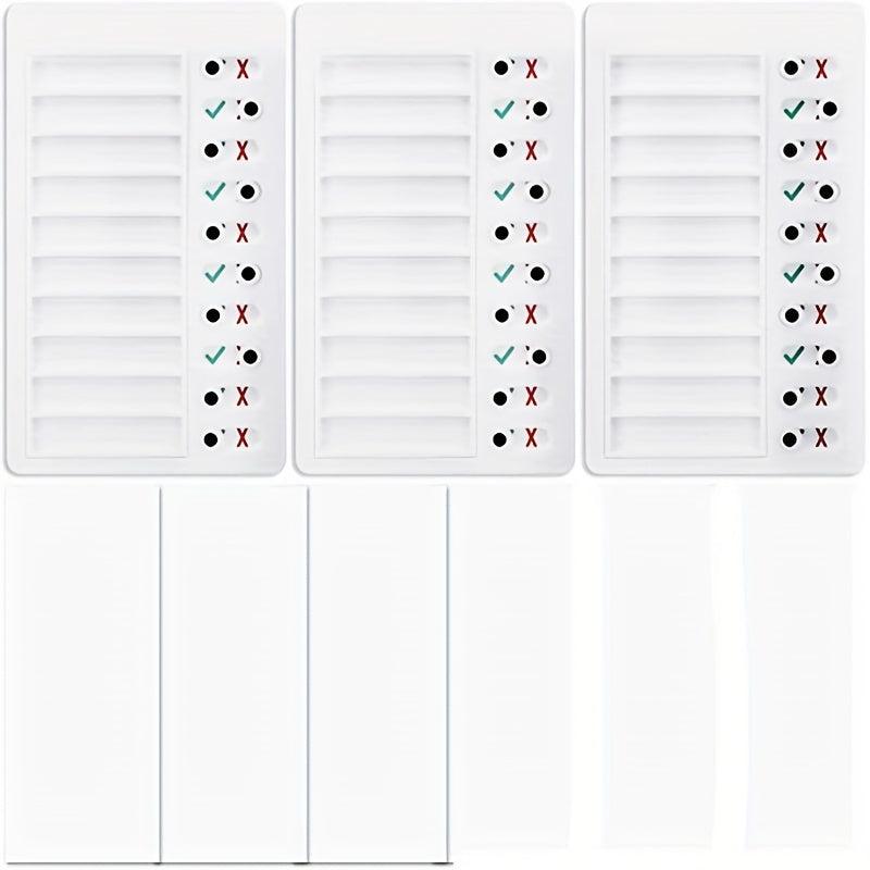 3pcs To Do List Checklist Board Daily Schedule Chore Chart Memo