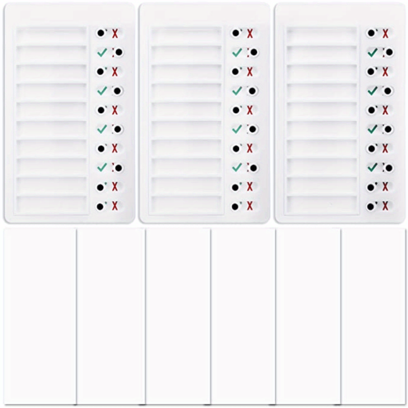 3pcs To Do List Checklist Board Daily Schedule Chore Chart Memo