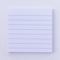 80 Pages Candy Colors Horizontal Line Sticky Notes