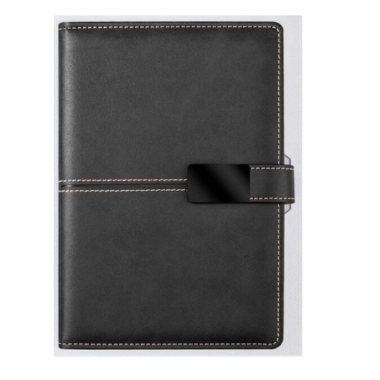 A5 Refillable Leather Journal Notebook with Lined Paper