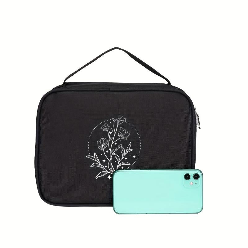 Stylish Plant Line Printed Bible Bag - High-end Handbag