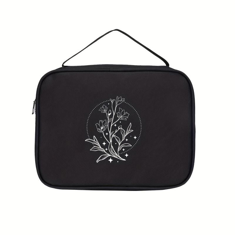 Stylish Plant Line Printed Bible Bag - High-end Handbag