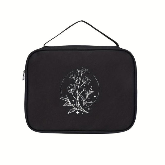 Stylish Plant Line Printed Bible Bag - High-end Handbag