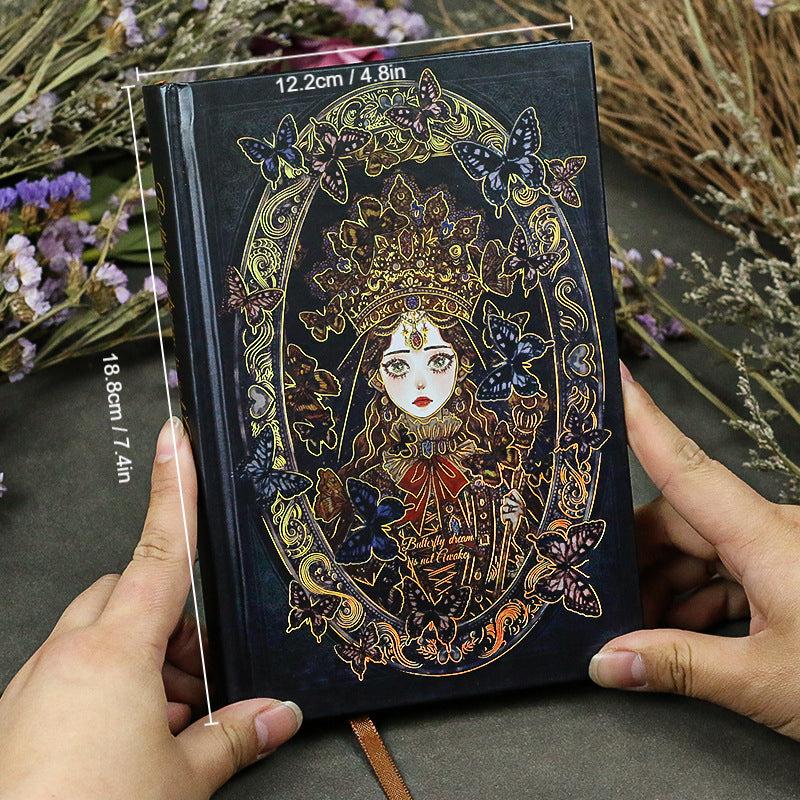 128pcs Retro A5 Diary Butterflies Love Flowers Illustrations Journal Style