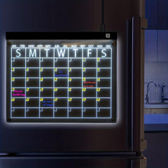 Magnetic Acrylic Fridge Calendar Clear Dry Erase Monthly Planner