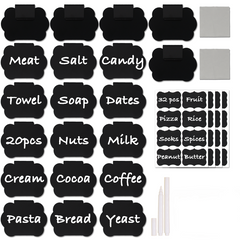 20pcs Set Basket Labels Clip Removable Labels For Storage Bin
