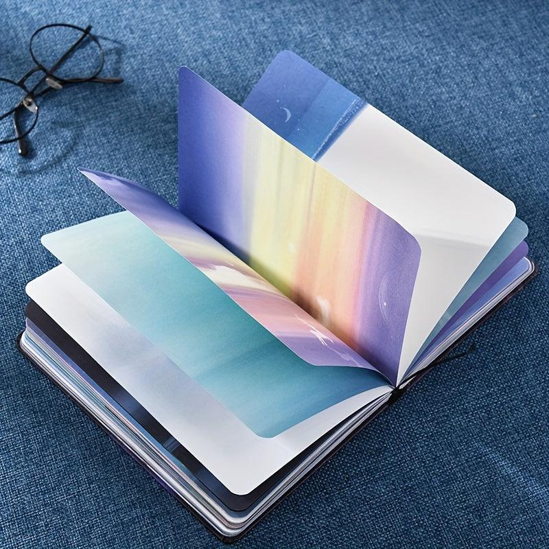 Starry Sky Deer Inner Page Hardcover Notepad Notebook