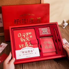 4pcs Romantic Text Journal Scrapbook Set For Student Birthday Planner DIY Crafts