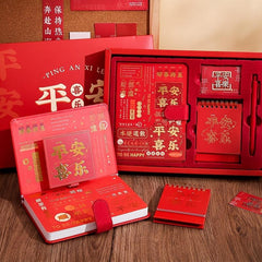 4pcs Romantic Text Journal Scrapbook Set For Student Birthday Planner DIY Crafts