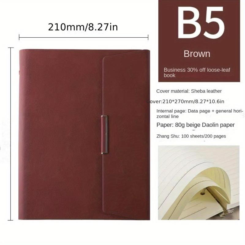 B5 Business Office Notebook - 30 Sheets