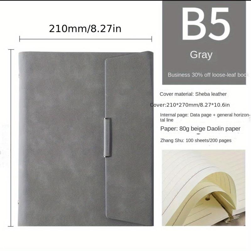 B5 Business Office Notebook - 30 Sheets