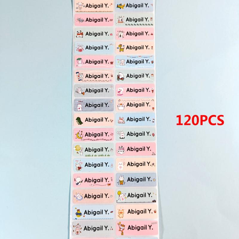 Personalized Name Tag Sticker Customized Stickers Labels School Stationery