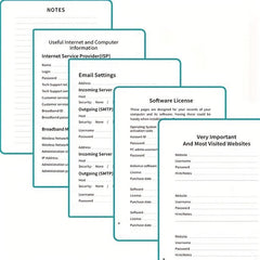 Pocket Size Password Book Tabs Internet Address Password Orga