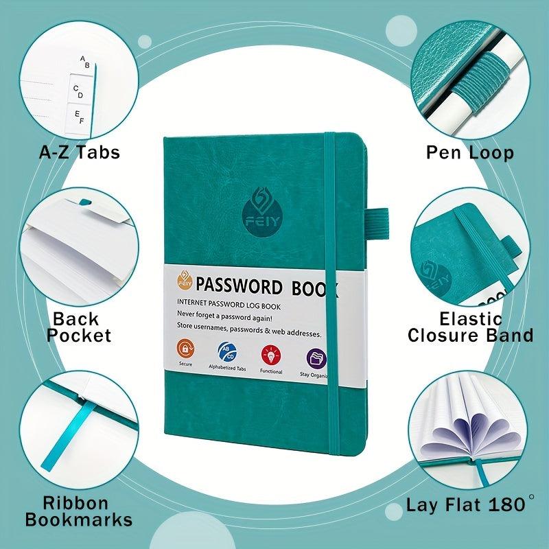Pocket Size Password Book Tabs Internet Address Password Orga