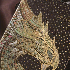 Retro Artistic Notebook Page Journal Diary Student Gift