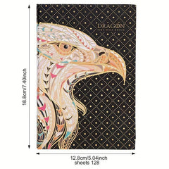 Retro Artistic Notebook Page Journal Diary Student Gift