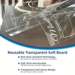 Reusable Dry Erase Monthly Calendar Set - 3PCS