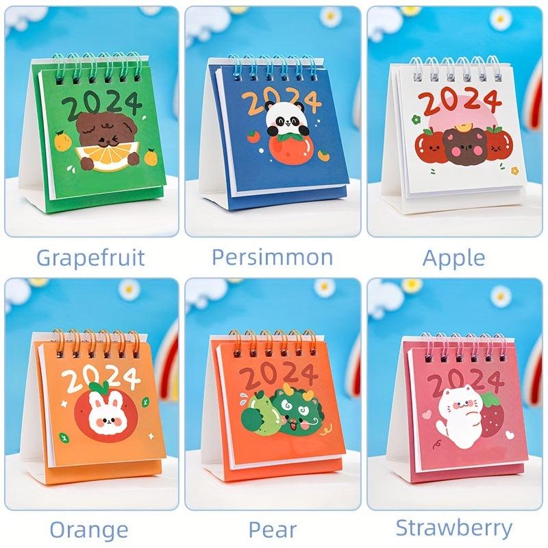 Creative Cartoon Double Coil Desk Calendar