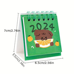 Creative Cartoon Double Coil Desk Calendar