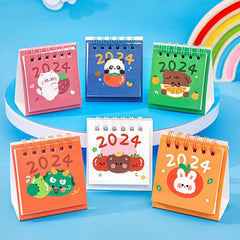 Creative Cartoon Double Coil Desk Calendar
