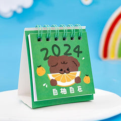 Creative Cartoon Double Coil Desk Calendar