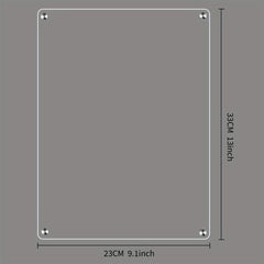 2PCS Acrylic Magnetic Weekly & Blank Board Calendar For Fridge
