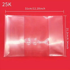 10pcs Transparent Plastic Book Covers Self Adhesive Waterproof A4 16K 25
